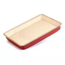 Asadera Rectangular Fácil De Limpiar 31x42cm Cap. 6,3l Ero