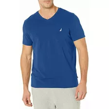 Nautica Playera De Manga Corta Para Hombre Con Cuello En V,