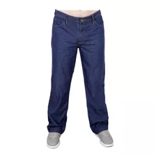 Calça Jeans Masculina Reforçada Básica Trabalho Uniforme