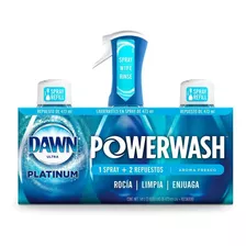 Dawn Ultra Platinum Powerwash 1 Spray + 2 Repuestos 473 Ml