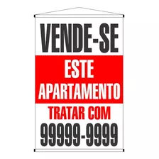 Banner Divulgação Vende-se Este Apartamento 100x70cm