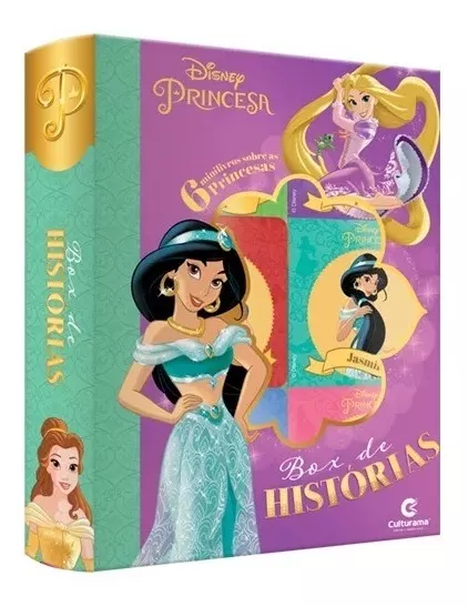 Box De Histórias 6 Minilivros Princesas Disney
