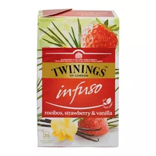 Twinings Infuso Rooibos Fresa Y Vainilla 40g