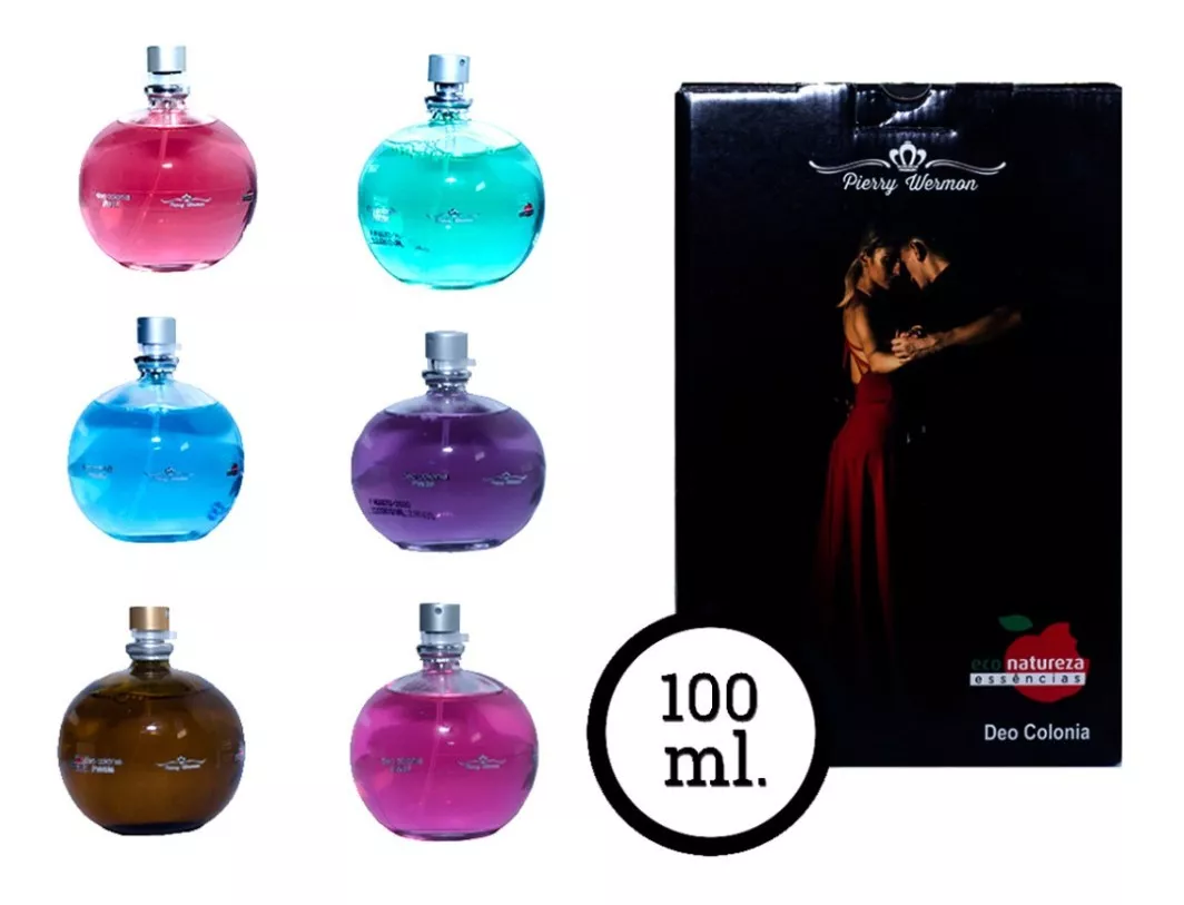 Kit 6 Perfumes Para Revenda Paris Pierry Wermon Atacado