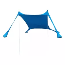 Carpa Toldo Para Playa 210 X 210 X 170 Cm Azul Cs!