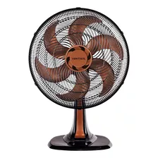 Ventilador Osc Mesa Turbo 6p 40cm Bronze 127v Ventisol 