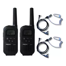 2x Rádio Comunicador Intelbras Rc 4002 Fone Tubo Acústico