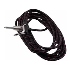 Cable Tela Warwick Rcl 30256 Tc C/black Plug Recto/angulo 6m
