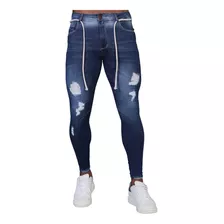 Calça Jeans Masculina Destroyed Premium