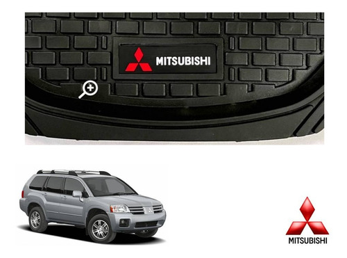 Tapetes 4pz Charola 3d Logo Mitsubishi Endeavor 2004 A 2008 Foto 5