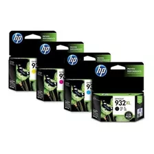 Kit 4 Cartuchos Hp 932xl Preto 933xl C M Y 7110 7510 7610