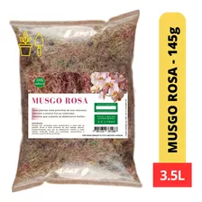 Musgo Esfagno Rosa Substrato Orquídeas Flores 3.5kg (145g)