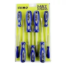 Set Juego 9 Destornilladores Irimo Max Phillips Plano Kit