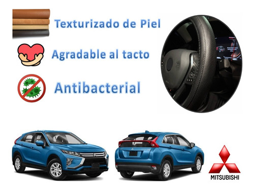 Tapetes Logo Mitsubishi + Cubre Volante Eclipse Cross 18a23 Foto 6