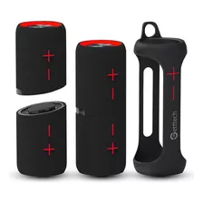 Bocina Getttech Gbh-31505r Negro Rojo 2 En 1 Bluetooth