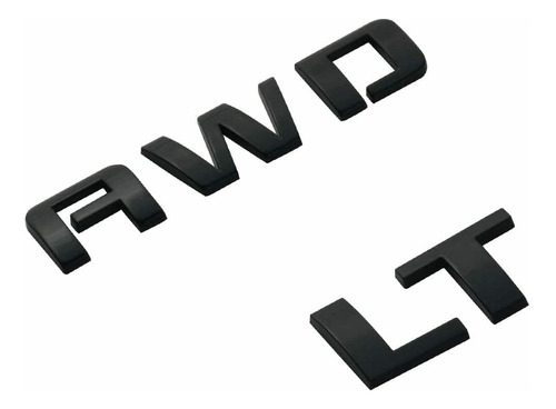 Emblema Exterior 3d De Traverse Lt Awd 2018-2022, 5 Piezas Foto 3