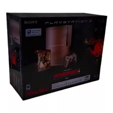 Caixa Vazia De Madeira Mdf Ps3 Fat Metal Gear Solid