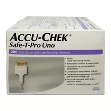 Lancetas Accuchek Safe T Pro One X 200 Un 