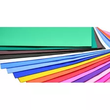 30x Folhas Papel Cartolina Color Set Grande - Cores Variadas