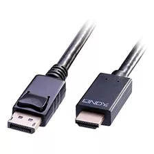 Lindy 36920 0.5m Pasivo Displayport A Hdmi 4k Cable Adaptado