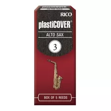 Caña Para Saxo Alto Daddario Rico Plasticover N°3 - Pack 5u.