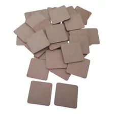 Quadrados De 4cm Em Mdf Cru 3mm - 200 Unid.