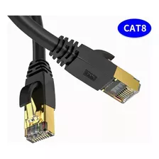 Cable De Red Categoría 8 15m Cat8 Rj45 Utp Ethernet 40g