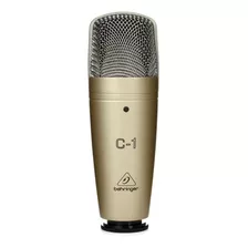Micrófono Behringer C-1 Condensador Cardioide Dorado