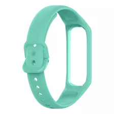 Pulseira Para Galaxy Fit 2 R220 Sport Lisa Colorida Cor Verde/água