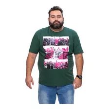 Kit 12 Camisas Camisetas Masculinas Plus Size Algodão Extra