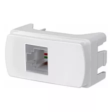 Modulo Tomada Rj11 2 Fios Miluz 1 Mod Bc Schneider Cor Branco