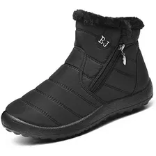 Botas De Nieve De Invierno Para Mujer Botines Cálidos Antide