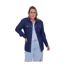 Jaqueta Fem Jeans Plus Size Casaco Blusa P/m/g/gg/g1/g2/g3
