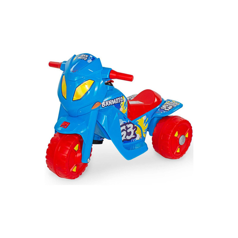 Moto Eletrica Infantil Bandeirante Banmoto 6V Gatinha Rosa na