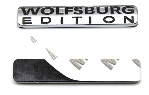 Kit 2 Emblemas Metlico Wolfsburg Editions 3d Vw Foto 3