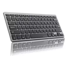 Teclado Com Mouse Bluetooh E Wireless Recarregável Usb W8055