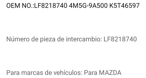 Vlvula Solenoide Vaco Admisin Ford Focus Mazda 3 5 6 Cx7 Foto 5