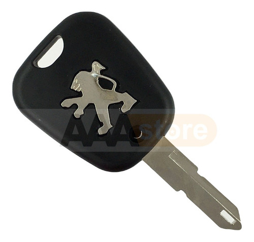 Carcasa Llave Control Peugeot 206 207 306 307 Con Logo 2 Bot Foto 3