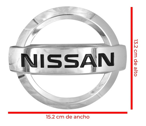 Emblema Parrilla Delantero Nissan Versa 2020 2021 2022 Foto 5