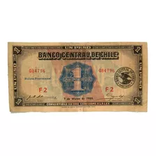 Chile Un Peso Convertible En Oro 1933 Muy Bien Vea Las Fotos