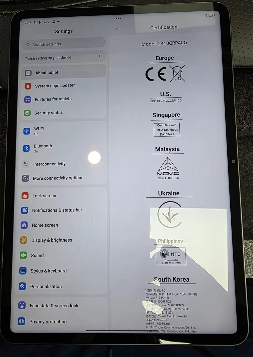 tablet xiaomi pad 7-0