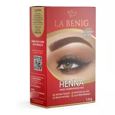 Kit Henna La Benig 1,5g - Profissional Nf