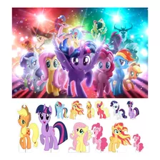 Kit Display + Painel 2x1,5m Festa Infantil My Little Pony