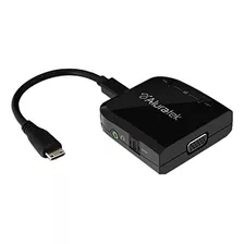 Aluratek Ahv100f - Adaptador Hdmi 1080p A Vga Con Audio