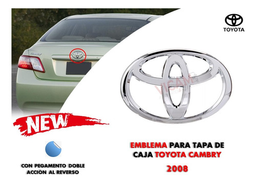Emblema Para Tapa De Caja Toyota Cambry 2008 Foto 2