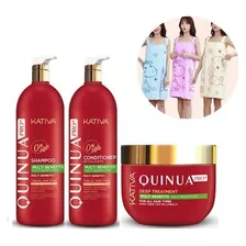 Quinua Kativa Set Shampoo 1000ml.+ Acondicionador1000ml.+tra