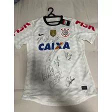 Camisa Corinthians 2012 De Jogo Autografada Sem Uso