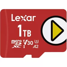 Lexar Play Tarjeta Microsdxc Uhs-i De 1tb, Hasta 150 Mb