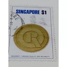 Estampilla Singapur 1034 A1