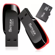 Adaptador De Cartão Memória Usb Micro Sd Leitor E Gravador